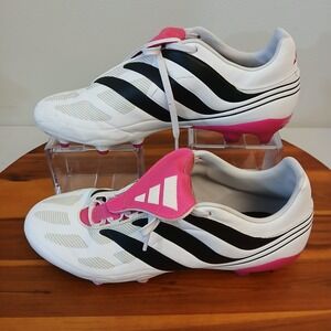 Adidas Predator Precision.3 FG White Pink Soccer Cleats Boots Mens 7.5 ID6790